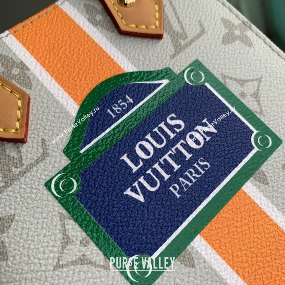 Louis Vuitton Petit Sac Plat Mini Tote Bag in Beige Monopaname Canvas M23615 2023 (KI-231020108)