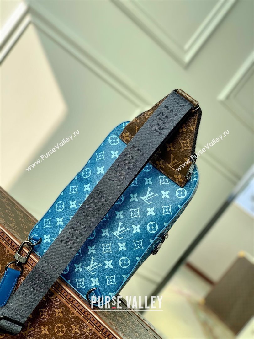 Louis Vuitton Mens Avenue Slingbag NM M23782 Atlantic Blue 2023 (KI-231021001)