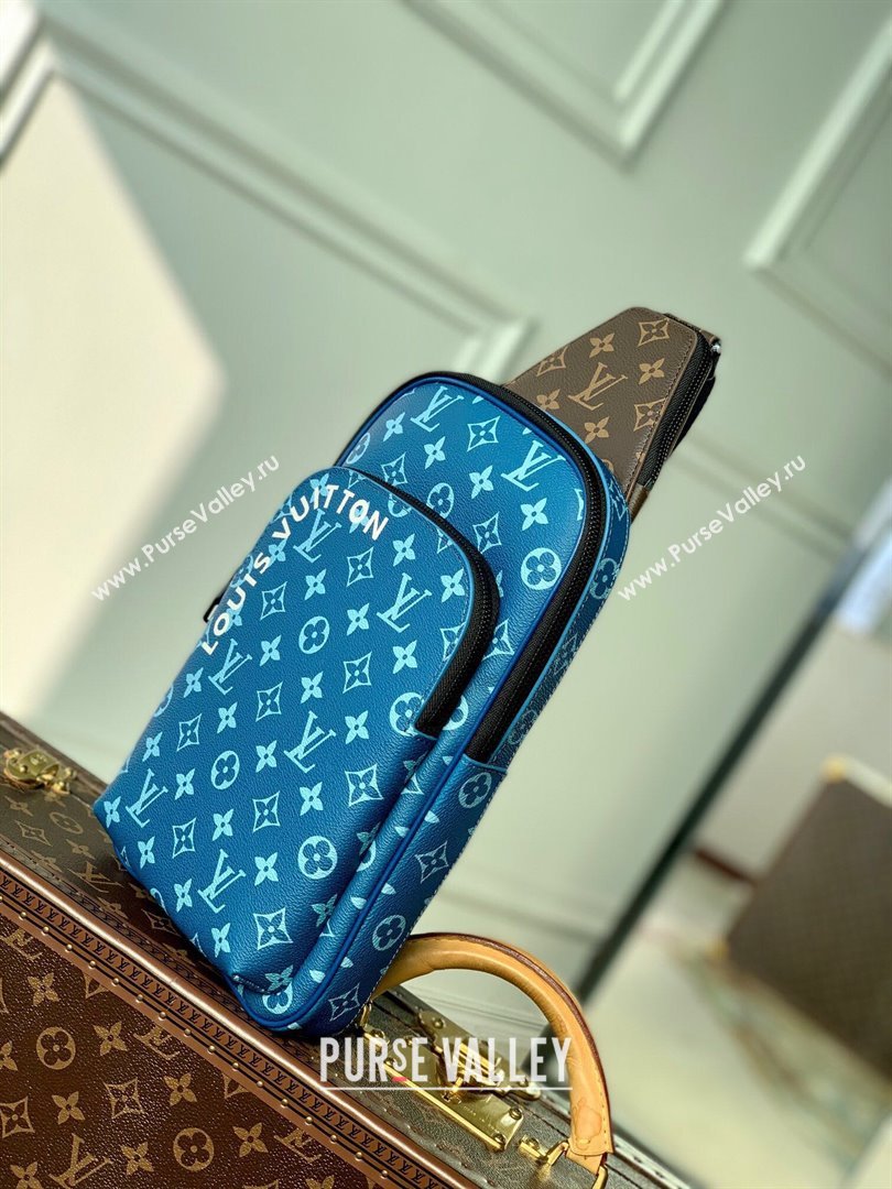 Louis Vuitton Mens Avenue Slingbag NM M23782 Atlantic Blue 2023 (KI-231021001)