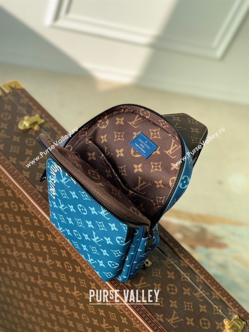 Louis Vuitton Mens Avenue Slingbag NM M23782 Atlantic Blue 2023 (KI-231021001)