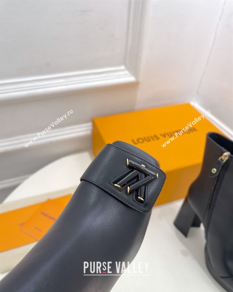 Louis Vuitton Shake Platform Ankle Boots 12cm in Calf Leather Black 2023 1ABUK6 (MD-231026008)