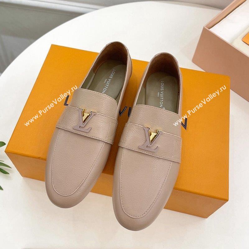 Louis Vuitton LV Capri Loafers in Grained Leather Beige 2023 1AC9C9 (MD-231104003)