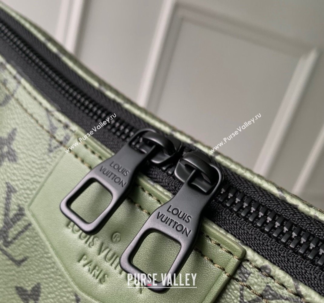 Louis Vuitton Mens Hamac Crossbody Bag in Monogram Canvas M23779 Khaki Green 2023 (KI-231113033)