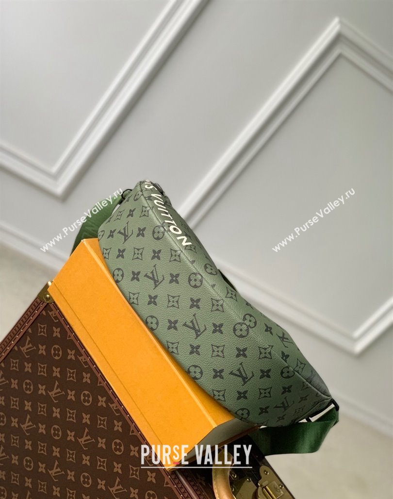 Louis Vuitton Mens Hamac Crossbody Bag in Monogram Canvas M23779 Khaki Green 2023 (KI-231113033)