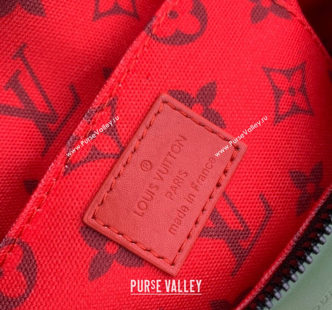 Louis Vuitton Mens Hamac Crossbody Bag in Monogram Canvas M23779 Khaki Green 2023 (KI-231113033)