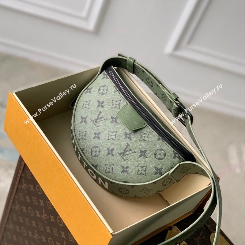 Louis Vuitton Mens LV Moon Crossbody Bag in Monogram Canvas M23838 Khaki Green 2023 (KI-231113034)