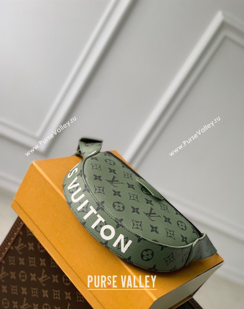 Louis Vuitton Mens LV Moon Crossbody Bag in Monogram Canvas M23838 Khaki Green 2023 (KI-231113034)