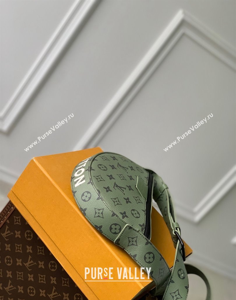 Louis Vuitton Mens LV Moon Crossbody Bag in Monogram Canvas M23838 Khaki Green 2023 (KI-231113034)