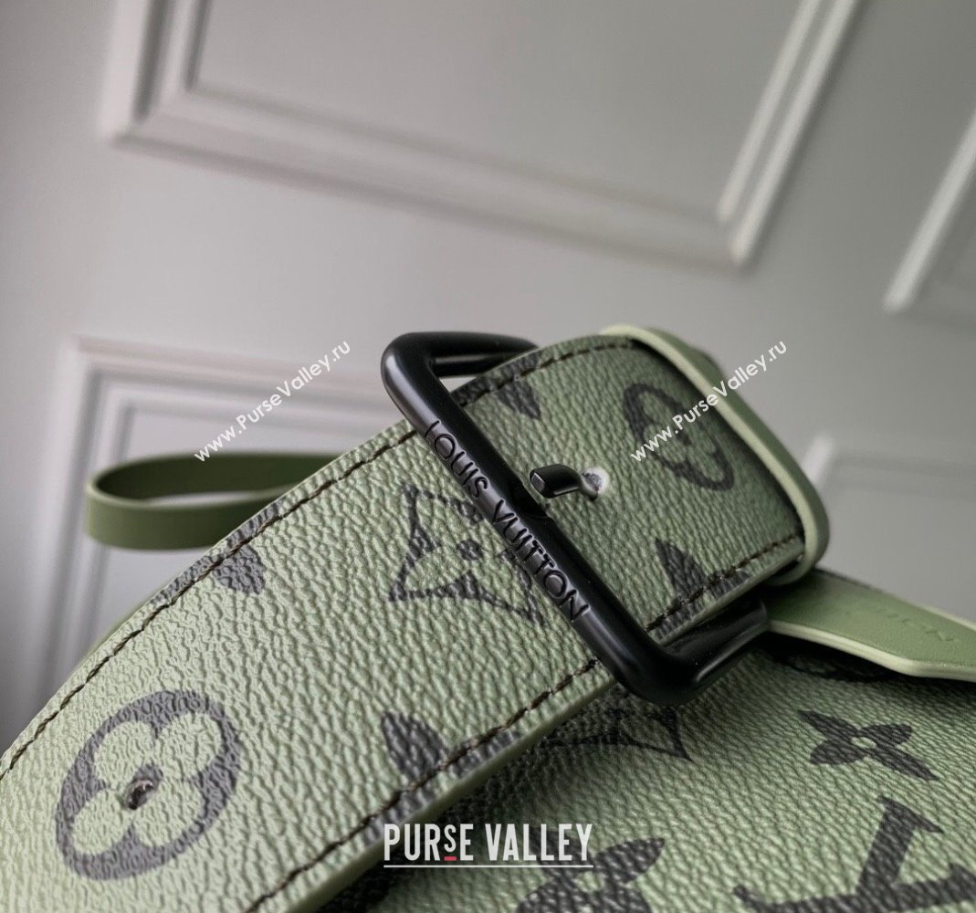 Louis Vuitton Mens LV Moon Crossbody Bag in Monogram Canvas M23838 Khaki Green 2023 (KI-231113034)