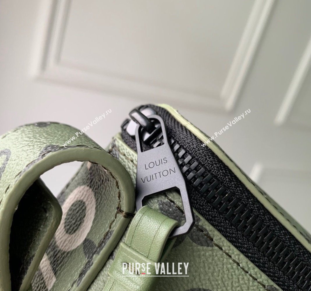 Louis Vuitton Mens LV Moon Crossbody Bag in Monogram Canvas M23838 Khaki Green 2023 (KI-231113034)