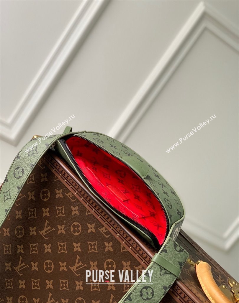 Louis Vuitton Mens LV Moon Crossbody Bag in Monogram Canvas M23838 Khaki Green 2023 (KI-231113034)