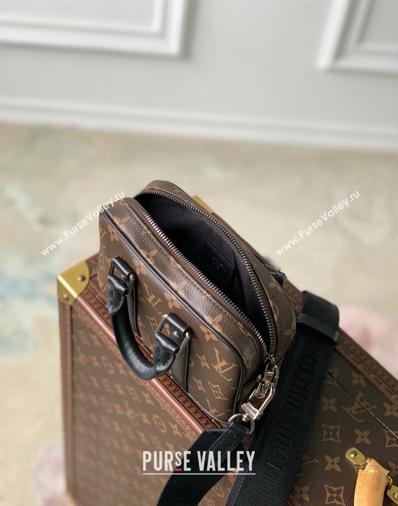 Louis Vuitton Nano Porte Documents Voyage Mini Bag M82770 Brown Monogram Canvas 2023 (KI-231113024)