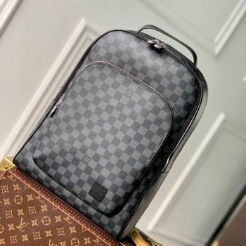 Louis Vuitton Mens Avenue Backpack Bag in Damier Graphite Canvas N40499 Black 2023 (KI-231113030)