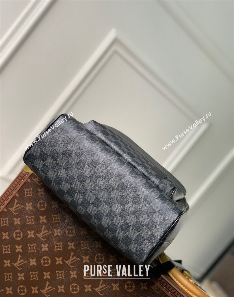 Louis Vuitton Mens Avenue Backpack Bag in Damier Graphite Canvas N40499 Black 2023 (KI-231113030)