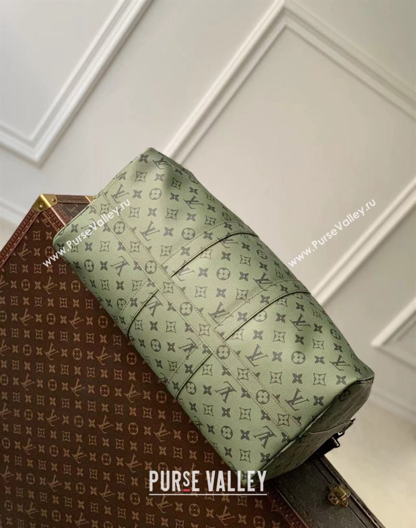 Louis Vuitton Keepall Bandouliere 45 Travel Bag in Monogram Canvas M23962 Khaki Green 2023 (KI-231113032)