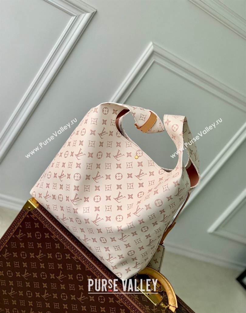 Louis Vuitton Atlantis GM Shopping Bag in Monogram Canvas M46817 White 2023 (KI-240218041)