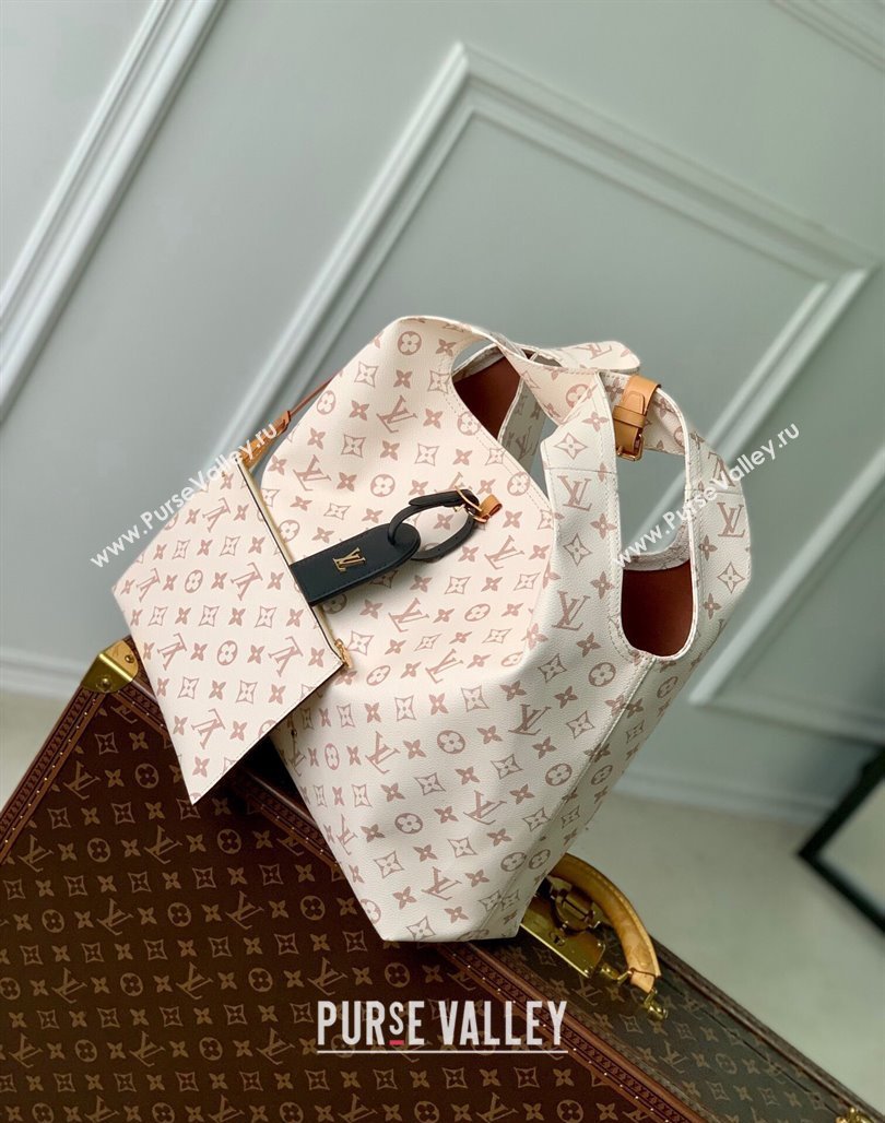 Louis Vuitton Atlantis GM Shopping Bag in Monogram Canvas M46817 White 2023 (KI-240218041)