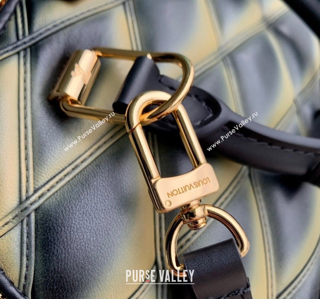 Louis Vuitton Alma BB Bag in Quilted Lambskin M23576 Black/Beige 2024 (KI-240218038)