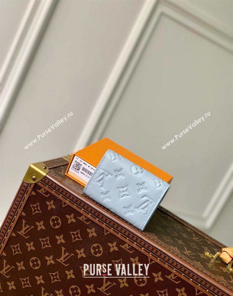 Louis Vuitton Rosalie Coin Purse Wallet in Monogram Empreinte Leather M83231 Blue Hour 2024 (KI-240218048)