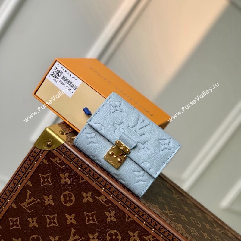 Louis Vuitton Metis Wallet in Monogram Empreinte Leather M82926 Blue Hour 2024 (KI-240218049)