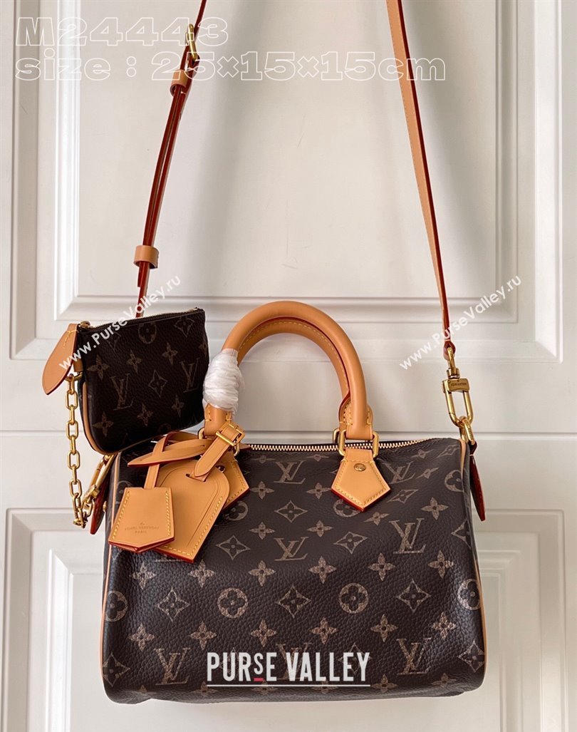 Louis Vuitton Speedy P9 Bandouliere 25 Bag in Soft Calfskin M24443 Monogram 2024 Runway (KI-240218054)