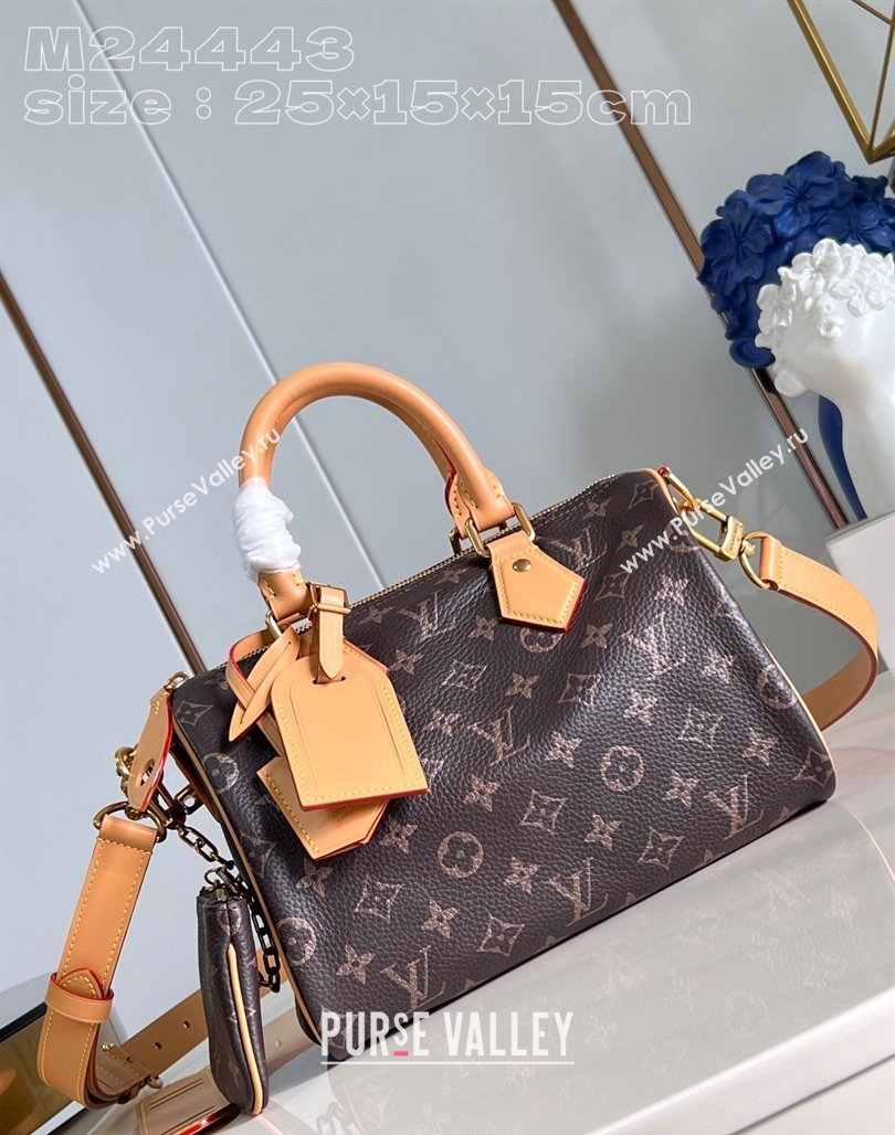 Louis Vuitton Speedy P9 Bandouliere 25 Bag in Soft Calfskin M24443 Monogram 2024 Runway (KI-240218054)