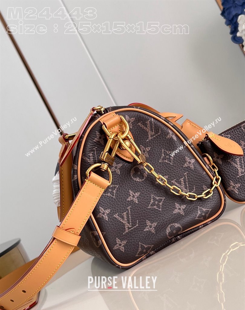 Louis Vuitton Speedy P9 Bandouliere 25 Bag in Soft Calfskin M24443 Monogram 2024 Runway (KI-240218054)