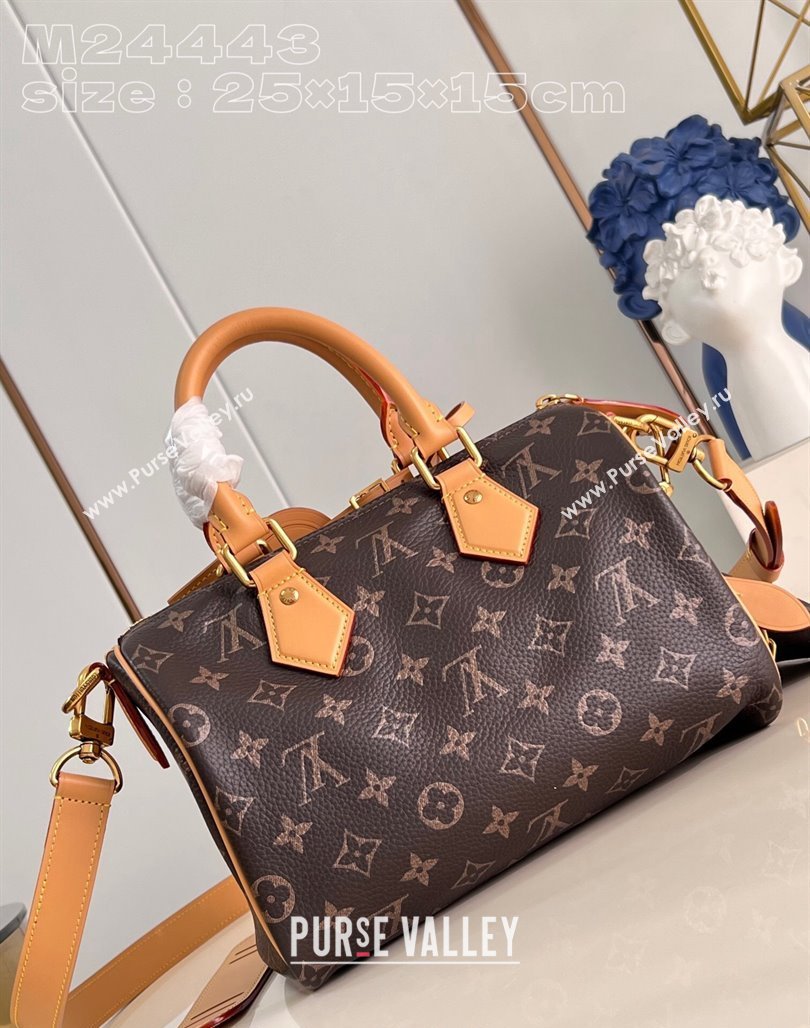 Louis Vuitton Speedy P9 Bandouliere 25 Bag in Soft Calfskin M24443 Monogram 2024 Runway (KI-240218054)