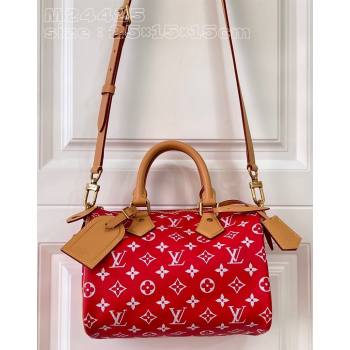 Louis Vuitton Speedy P9 Bandouliere 25 Bag in Soft Calfskin M24425 Red 2024 Runway (KI-240218055)