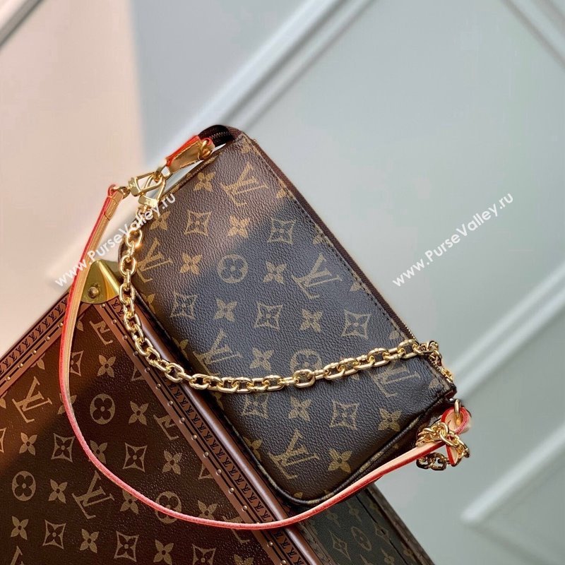 Louis Vuitton Pochette Accessoires Chain Mini bag M82766 Monogram Canvas 2024 (KI-240218057)