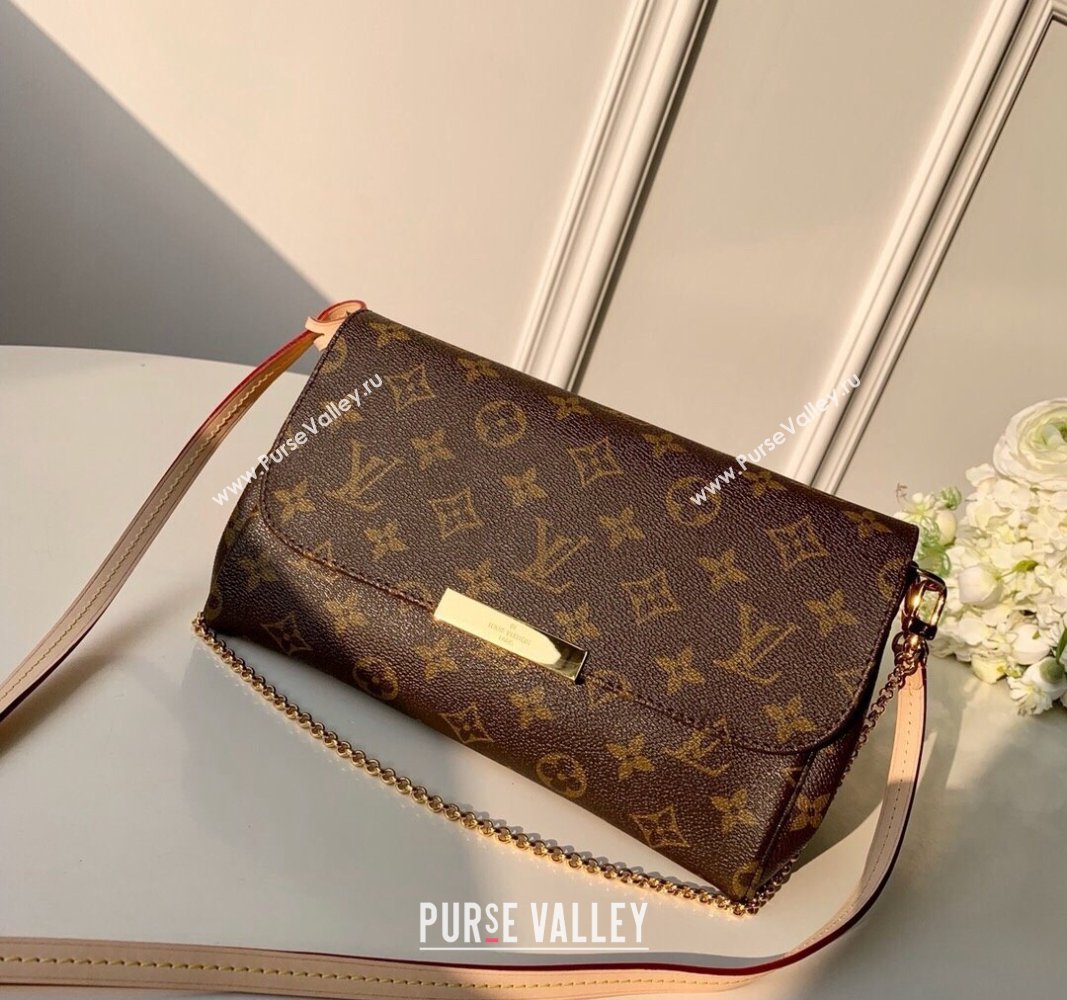 Louis Vuitton Pochette Favorite MM Chain Clutch Monogram Canvas M40718 2024 (KI-240218061)