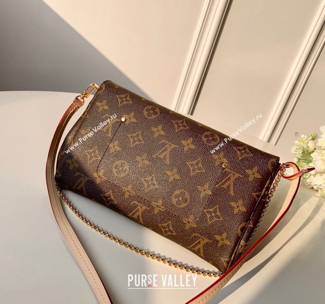 Louis Vuitton Pochette Favorite MM Chain Clutch Monogram Canvas M40718 2024 (KI-240218061)