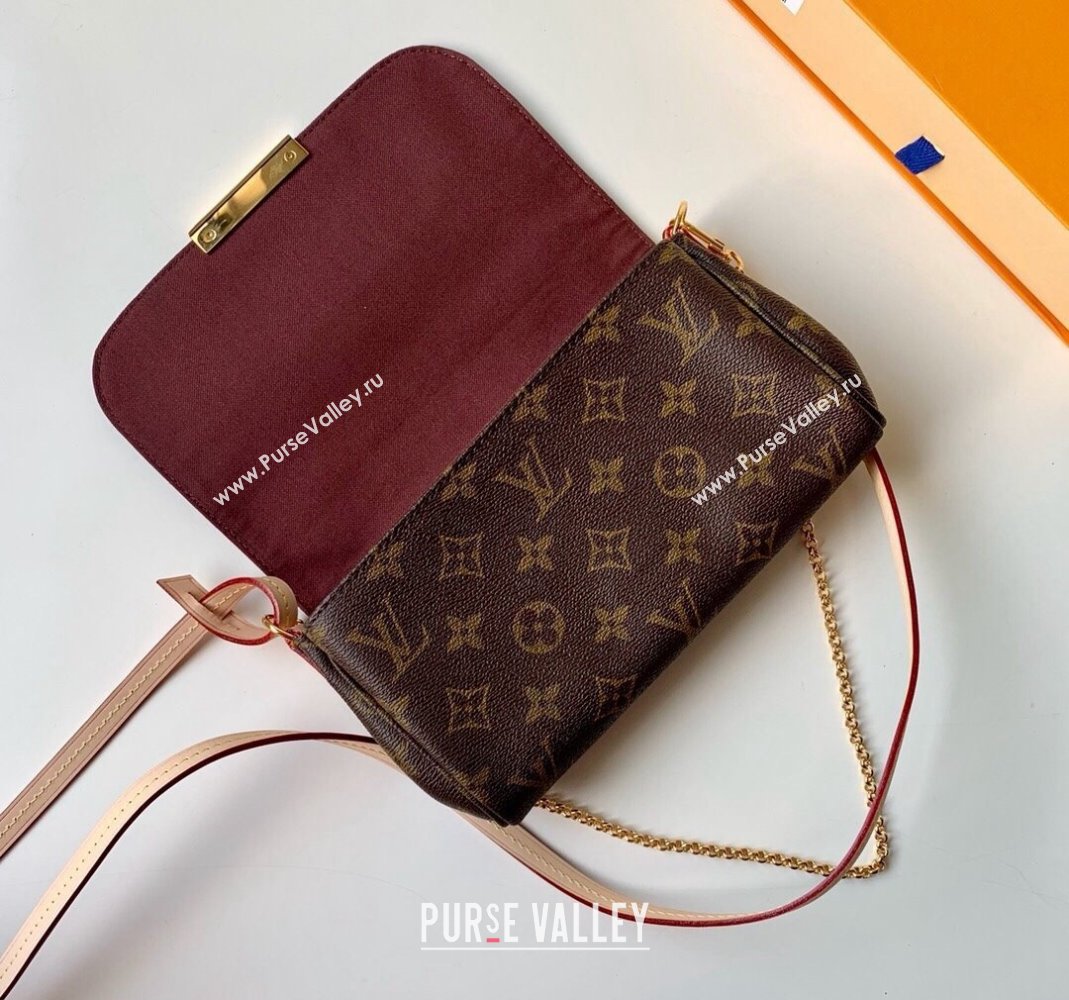 Louis Vuitton Pochette Favorite MM Chain Clutch Monogram Canvas M40718 2024 (KI-240218061)