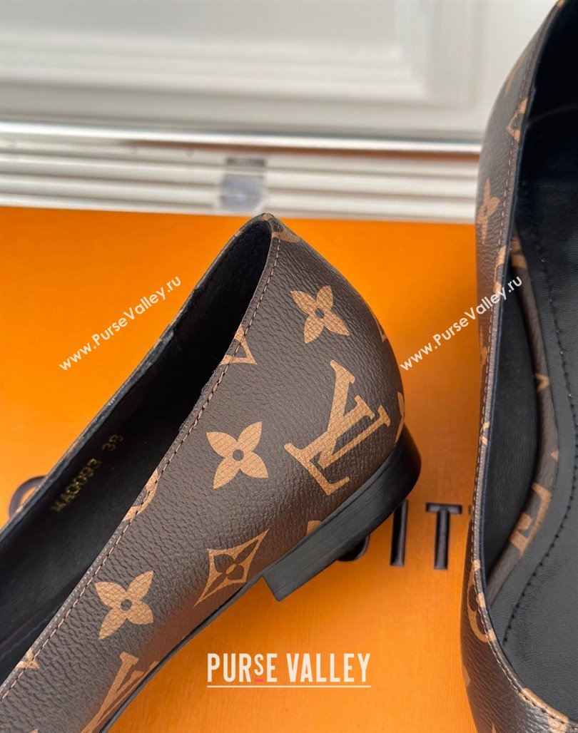 Louis Vuitton Met Ballerinas Flat 1.5cm in Monogram Canvas 2024 LV Night (MD-240226128)