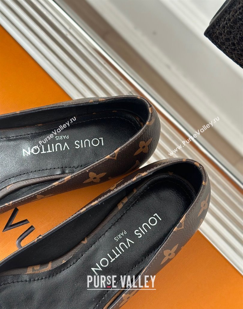 Louis Vuitton Met Ballerinas Flat 1.5cm in Monogram Canvas 2024 LV Night (MD-240226128)