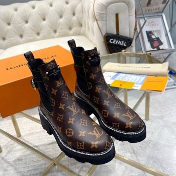 Louis Vuitton LV Beaubourg Ankle Boots in Monogram Canvas 2024 0226 (MD-240226145)