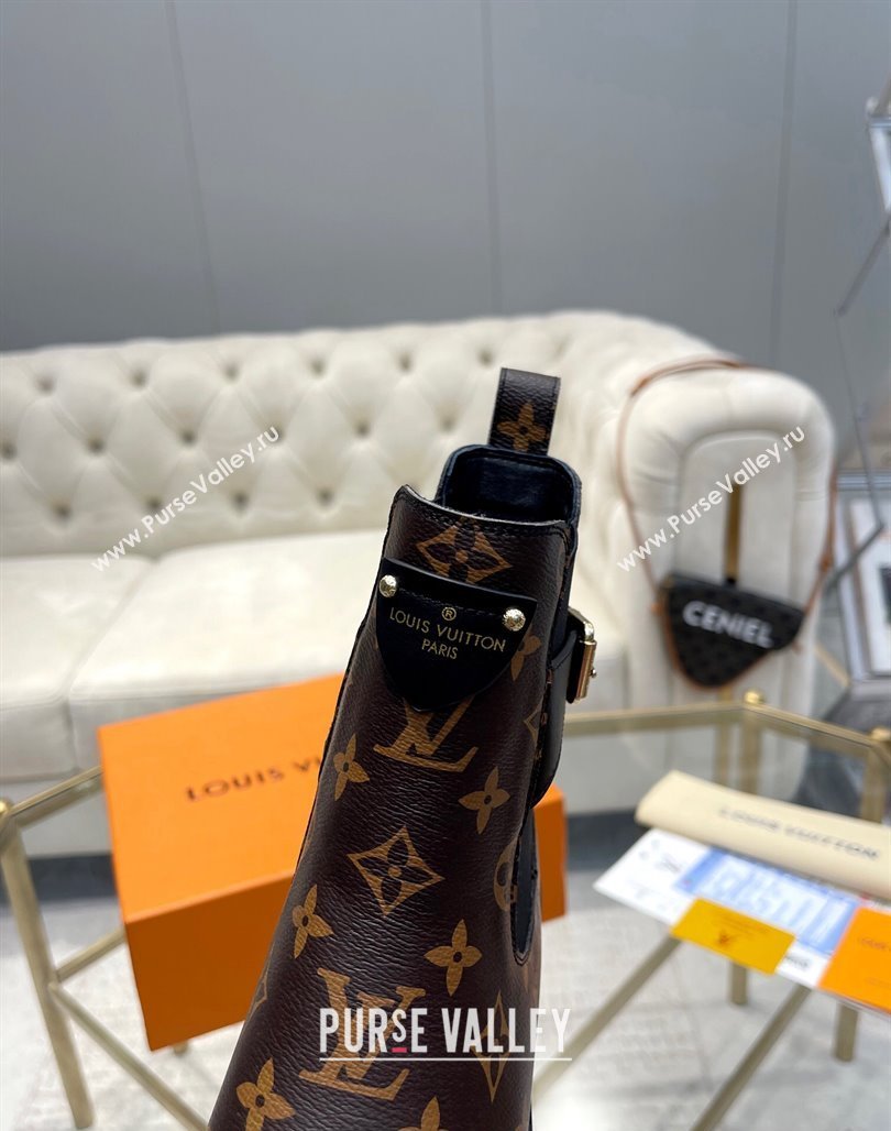 Louis Vuitton LV Beaubourg Ankle Boots in Monogram Canvas 2024 0226 (MD-240226145)