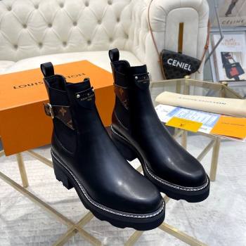 Louis Vuitton LV Beaubourg Ankle Boots in Calf Leather Black 2024 0226 (MD-240226143)