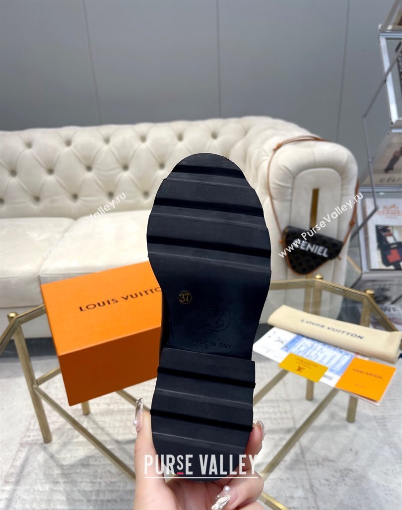 Louis Vuitton LV Beaubourg Ankle Boots in Calf Leather Black 2024 0226 (MD-240226143)