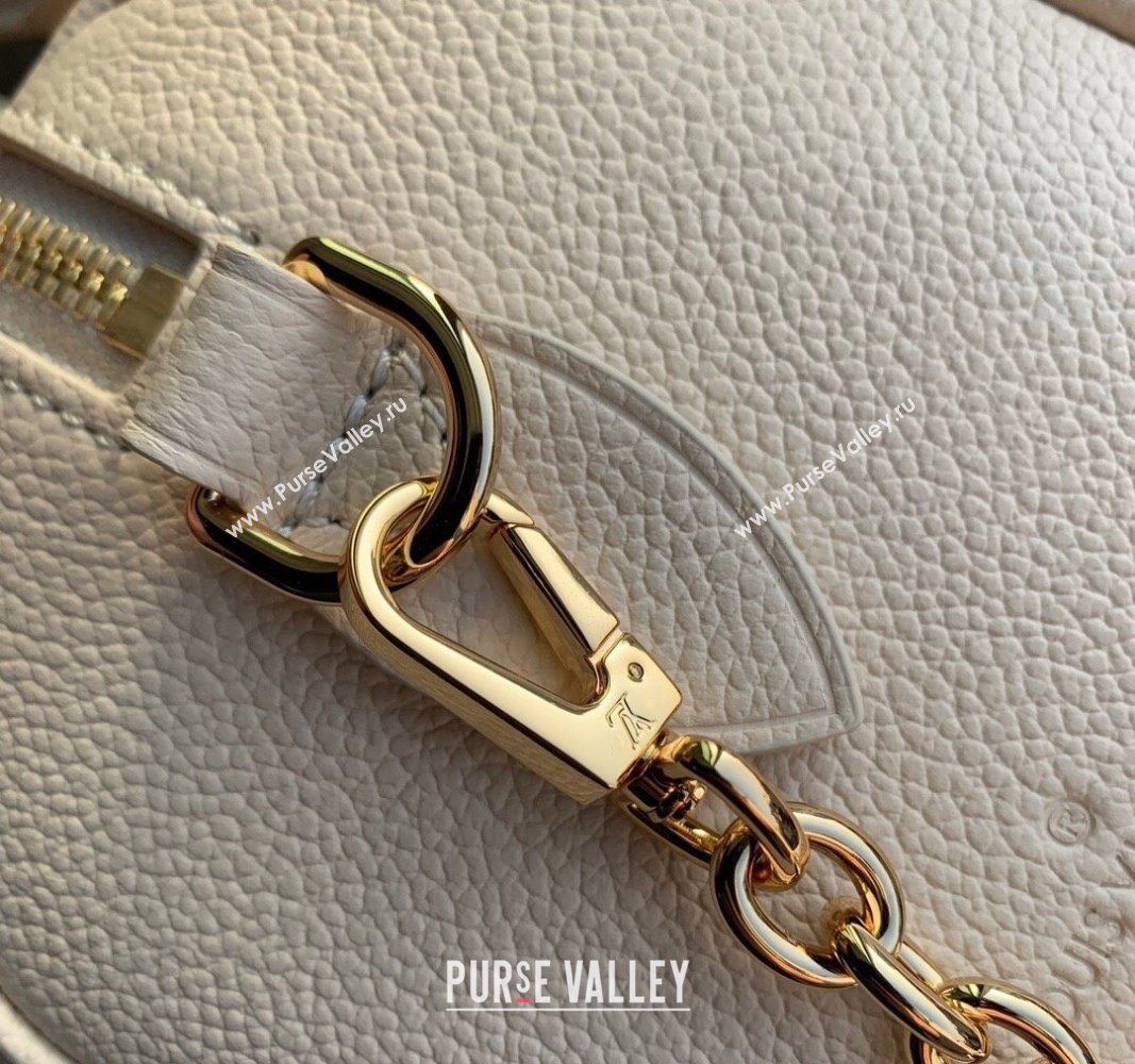 Louis Vuitton Speedy Bandouliere 20 Bag in Bicolor Empreinte Monogram Leather M46397 Beige/Pink 2024 (KI-240311097)