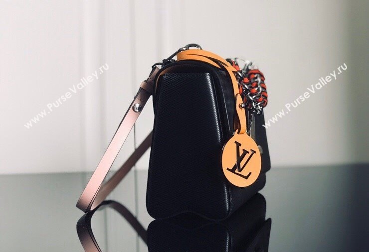 Louis Vuitton Twist MM Bag in Epi Leather M52504 Black 2024 (SSZ-240311090)