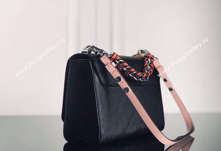 Louis Vuitton Twist MM Bag in Epi Leather M52504 Black 2024 (SSZ-240311090)