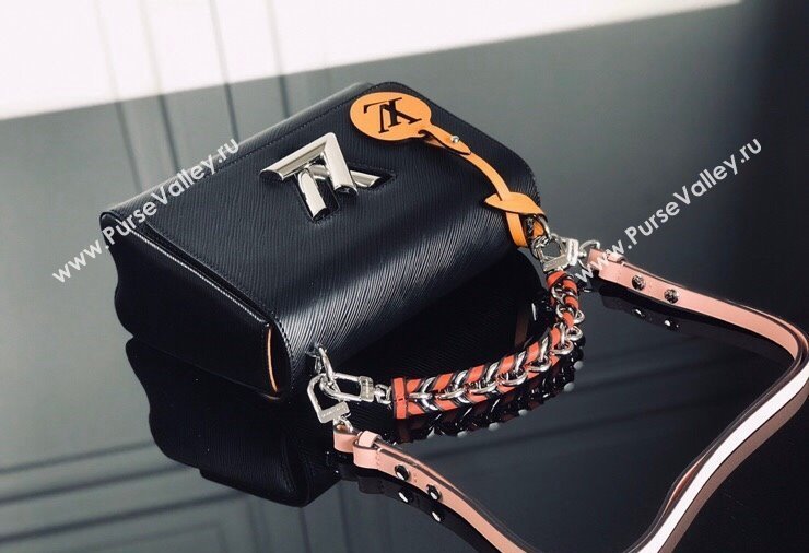 Louis Vuitton Twist MM Bag in Epi Leather M52504 Black 2024 (SSZ-240311090)