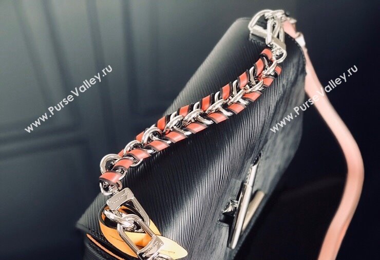 Louis Vuitton Twist MM Bag in Epi Leather M52504 Black 2024 (SSZ-240311090)