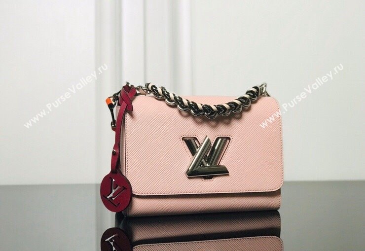 Louis Vuitton Twist MM Bag in Epi Leather M52504 Pink 2024 (SSZ-240311089)