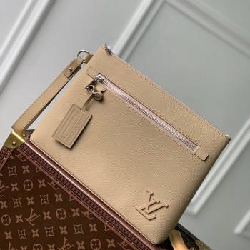 Louis Vuitton Takeoff Pouch in Cowhide Leather M69837 Beige 2023 (KI-240311105)