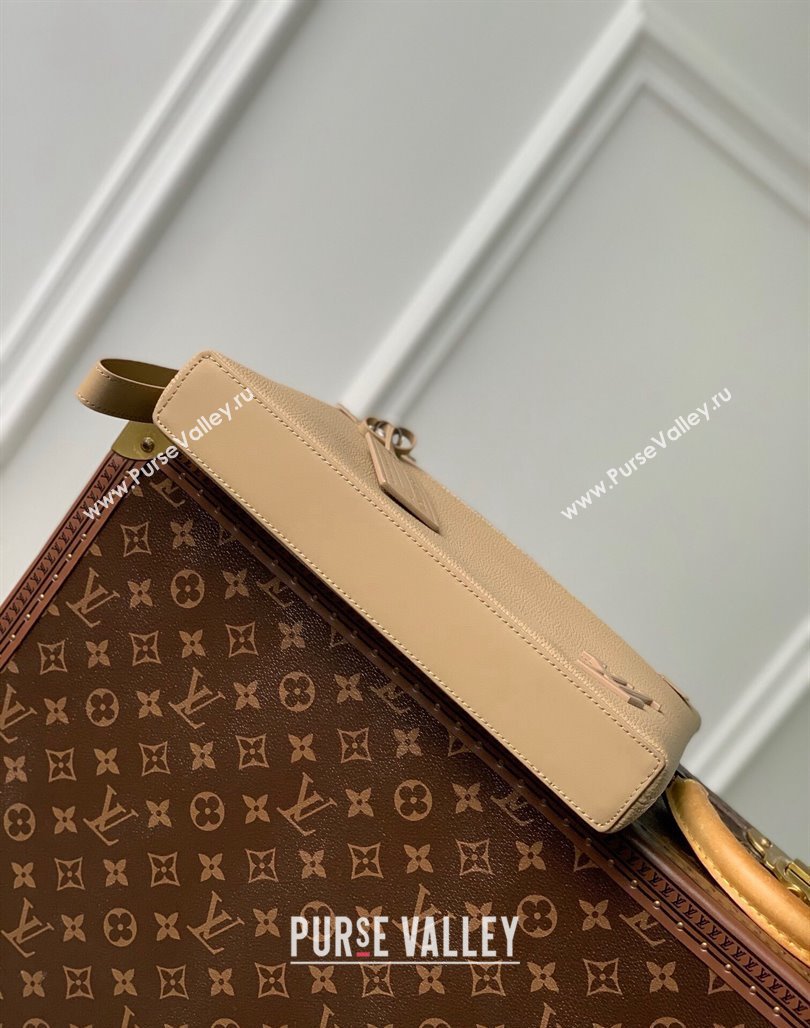 Louis Vuitton Takeoff Pouch in Cowhide Leather M69837 Beige 2023 (KI-240311105)