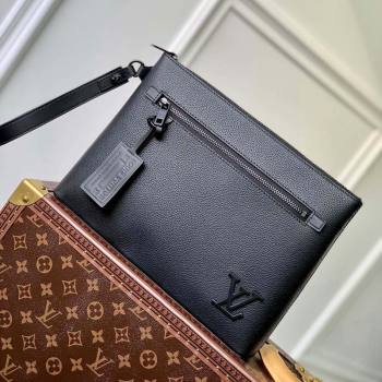 Louis Vuitton Takeoff Pouch in Cowhide Leather M69837 Black 2023 (KI-240311106)