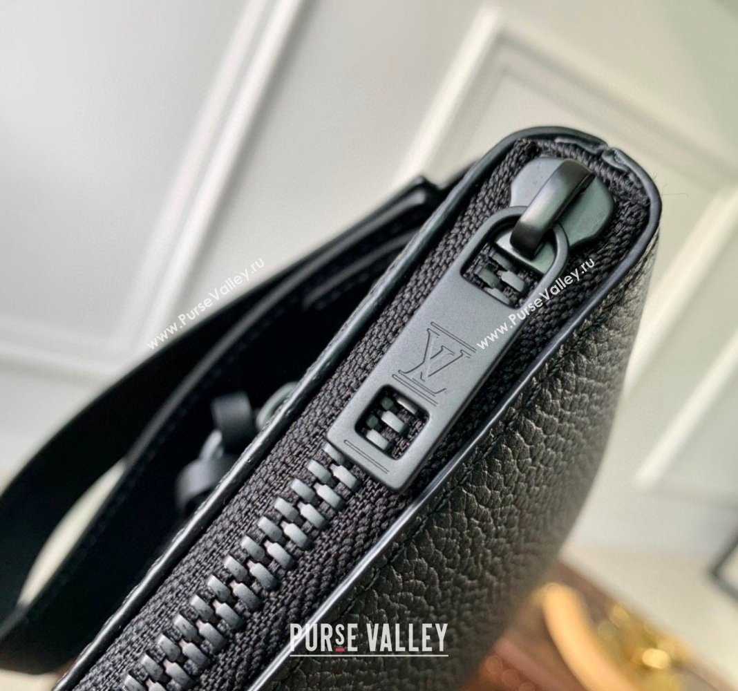 Louis Vuitton Takeoff Pouch in Cowhide Leather M69837 Black 2023 (KI-240311106)