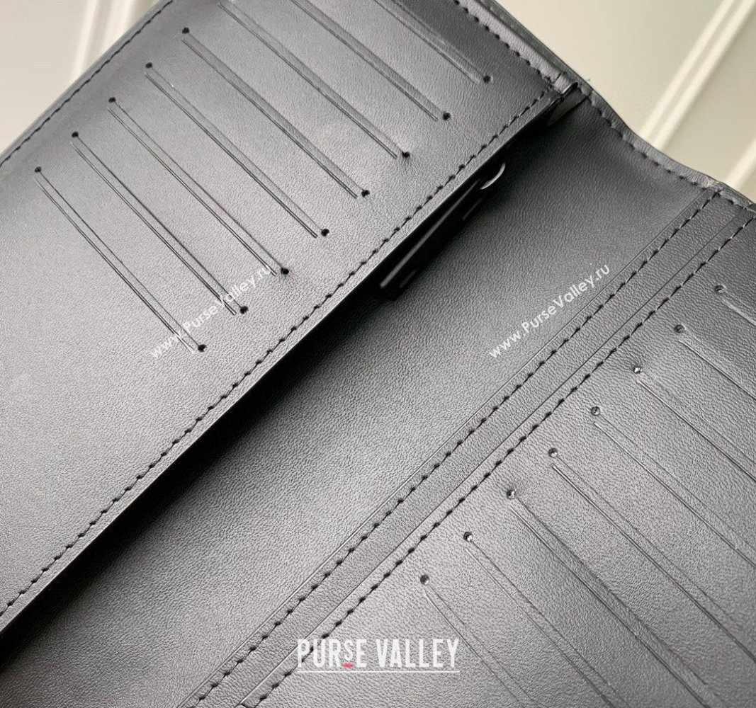 Louis Vuitton Brazza Wallet in Grained Leather M69980 Black 2024 (KI-240311115)